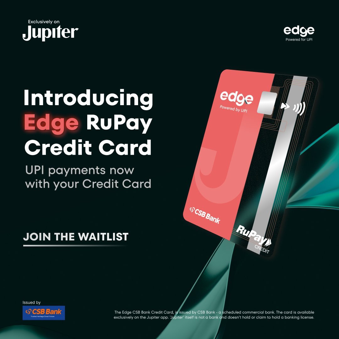 Jupiter CSB Edge + RuPay Credit Card